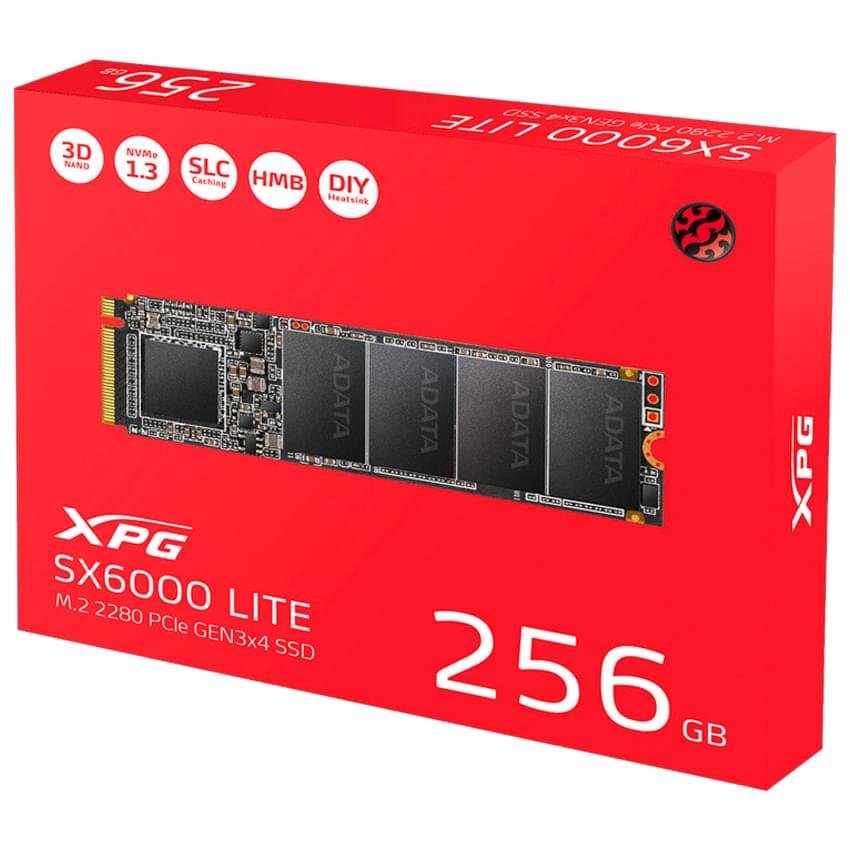 Disco Solido Ssd 256Gb Xpg Sx6000 Lite M2 Pcie Gen3